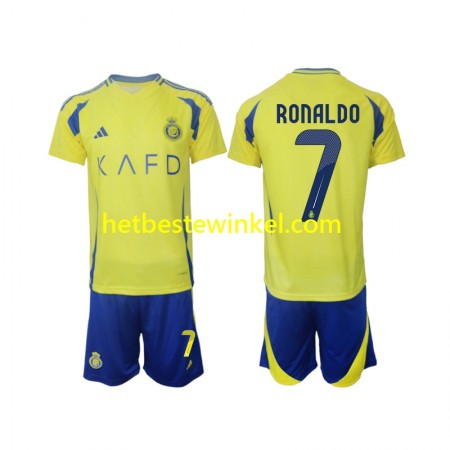 Al Nassr Cristiano Ronaldo 7 Voetbalshirts Kind Thuis 2024-25